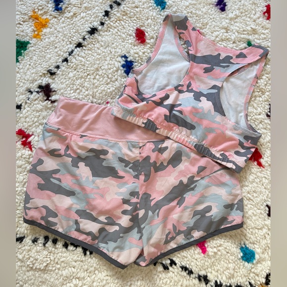 Justice Active Matching Sports Bra and Shorts Set (S Girl’s L/12) - Picture 2 of 9